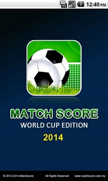 Match Score Brazil 2014游戲截圖5
