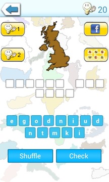 World Map Quiz Puzzle游戏截图4