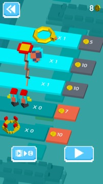 Blocky Jumping Run Avoid Shark游戲截圖4