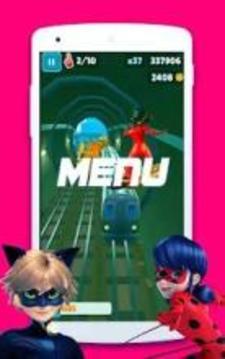 Subway Ladybug And Cat Noir Runner游戲截圖5