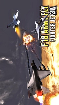 F18 Army Fly Fighter Jet 3D游戲截圖4