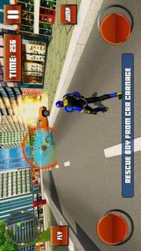 Real Flying Superhero Rescue Mission 2018游戲截圖4