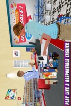 Virtual Cashier Superstore Family 3D游戲截圖3