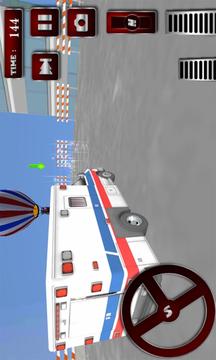 救護車屋頂賽車3D游戲截圖1