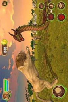 Furious Lion Vs Angry Anaconda Snake: Wild Sim游戲截圖5