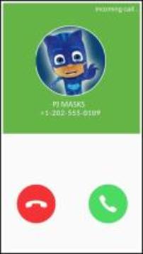 Pyjamasques Fake Call PJ Simulator Masks游戲截圖2