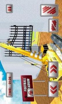 Football Stadium Construction Zone Crane Operator游戏截图2