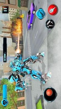 Pacific Robo Police Car Transformation Robot Rim游戲截圖5