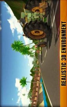 Tractor Driving Farm Sim : Tractor Trolley Game游戏截图2