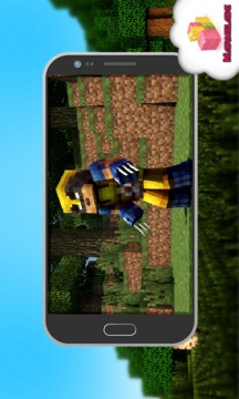 Mod Hero Wolverine for MCPE游戲截圖3
