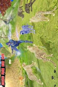 Multi Cheetah Speed hero Vs Wild Animals游戲截圖4