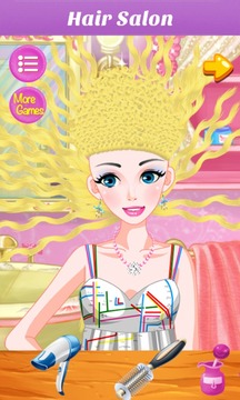 Sweet Princess Hair Salon游戏截图1