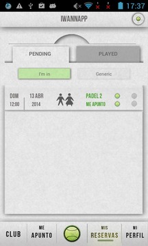 IwannApp - PadelClick - Eng游戲截圖5