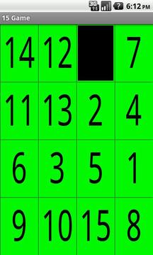 A 15 Puzzle Game游戏截图1