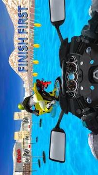 water surfing Motorbike Race Adventure游戲截圖1