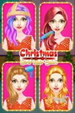 Christmas Girls Hair Styles & Makeup Artist Salon游戲截圖4