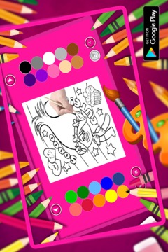 Coloring Book Troll Poppy amoureux Fans 2018游戲截圖4