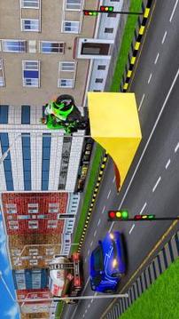 高速公路 自行車(chē) 穩(wěn)定 特技 ：真的 自行車(chē) 特技 2018游戲截圖4