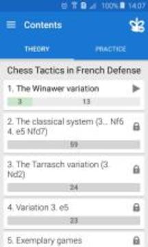 Chess Tactics in French Defense游戲截圖2