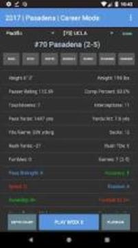 College Football Coach: Career Edition游戲截圖4