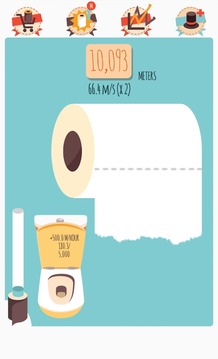 Make It Roll: WC paper rain游戲截圖1