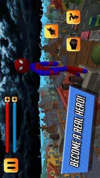 Stickman Spider Hero 3D游戲截圖3