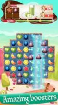 Sugar Candy Fruits - Sweet Candy Match 3游戲截圖4