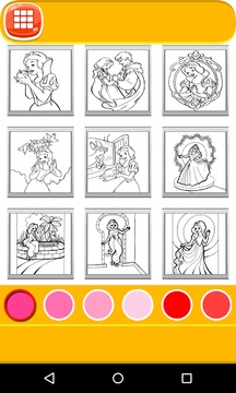 Coloring For Kids - Princess游戲截圖2