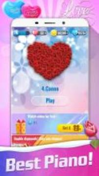 Piano Music Tiles 2: Valentine游戲截圖1