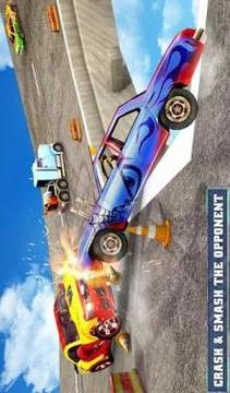 Car Fall Derby - Super Hero Clash 3D游戲截圖1