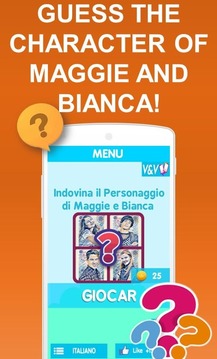Indovina il personaggio di Maggie e Bianca游戲截圖1