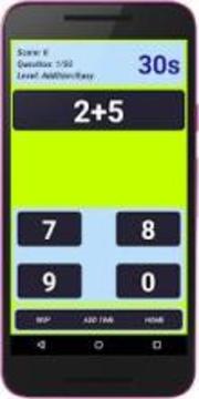 Math Quiz (+, -, ×, ÷)游戲截圖5