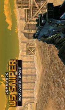 Commando US Sniper Shoot Counter Terrorist游戲截圖1