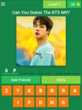 Guess The BTS MV - JIN Pictures游戲截圖4