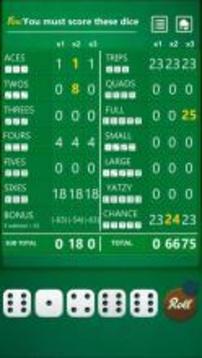 Yatzy - The best dice game游戲截圖3