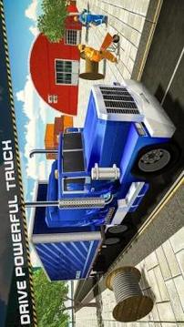Cargo Crew Truck Sea Port Driver游戲截圖3