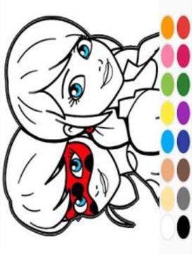 coloring book miraculous ladybug and cat noir游戲截圖2