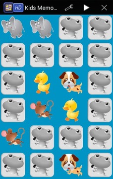 Memory Game for Kids - Animals游戏截图2