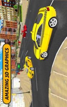 Taxi Parking : City Driver Passenger Transport 3D游戲截圖3