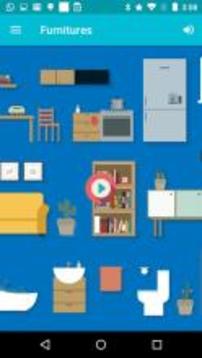 Furniture -Learn, Spell, Quiz, Draw, Color & Games游戲截圖1