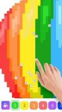 Pixelz - Color by Number Pixel Art Coloring Book游戲截圖3