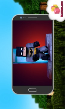 Mod Hero Bat-Man for MCPE游戲截圖1