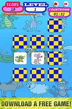 Memory Game for Kids: Animals游戏截图4