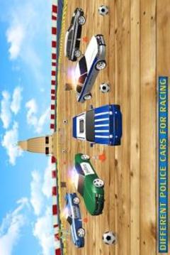 US Police Car Stunt Mega Ramp Racing游戲截圖3