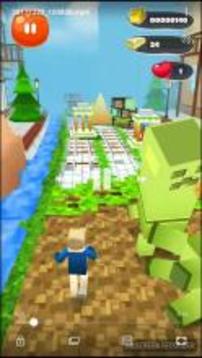 Subway Surf : Pixel Zombie Run游戲截圖3