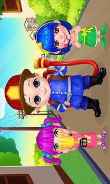 Super Kids Fireman Rescue Game游戲截圖5