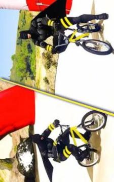 Superhero Bmx Racing Stunt: Mtb Bicycle Race Game游戲截圖3