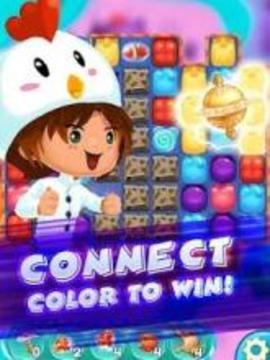 Sweet Jelly Story - Candy Pop Match 2 Blast Game游戲截圖1