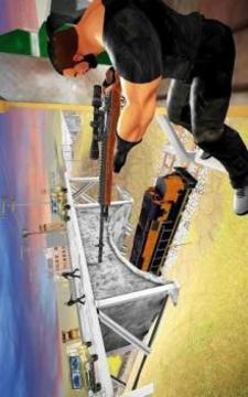 US Army Train Hijack: Helicopter Rescue Operation游戲截圖2