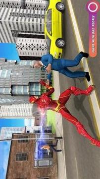 Speed Flash Superhero Fighting City Rescue游戲截圖4